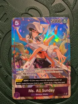 Ms. All Sunday OP04-064 Holo Super Rare One Piece TCG - Image 1