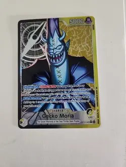 Bandai One Piece Gecko Moria OP14-080 Leader Special Foil 5000 Power - Image 1