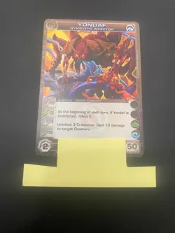 Chaotic Card Yondaf Symbiotic Infector Super Rare Alliances Unraveled 1 Max W - Image 1