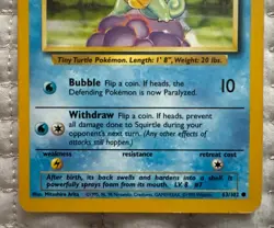 Bundle of 5 Vintage Pokemon Cards Squirtle Slowbro Pikachu Blaine’s Charmeleon - Image 4