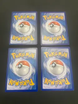 Pokemon Silent Lab Playset 4x Four Cards x4 Lightly Played - Image 2