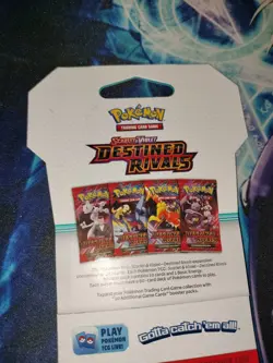 Pokemon Cards Scarlet & Violet Destined Rivals SEALED BOOSTER PACK 10 Cards - Image 4