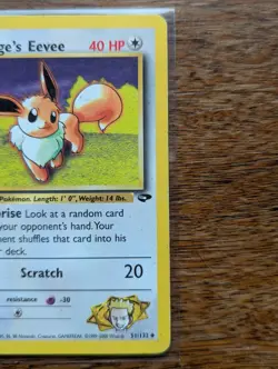 Pokemon Card - Lt. Surge's Eevee Gym Challenge 51/132 Uncommon - Image 3