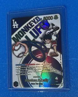 Monkey.D.Luffy (010) (Dodgers x ONE PIECE) EB02-010 One Piece Promotion Cards - Image 3