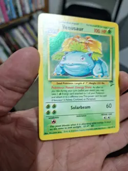 Pokemon TCG Venusaur Holo Rare Card 18/130 Base Set 2 LP - Image 1