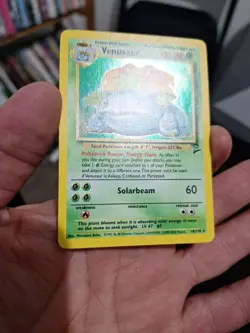 Pokemon TCG Venusaur Holo Rare Card 18/130 Base Set 2 LP - Image 3