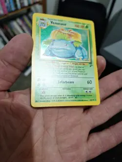 Pokemon TCG Venusaur Holo Rare Card 18/130 Base Set 2 LP - Image 5