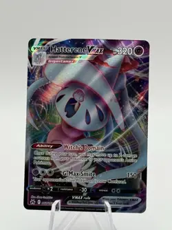 Hatterene Vmax 066/159 Crown Zenith NM Full Art Ultra Rare Pokemon Card - Image 1