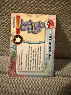 Topps 1995 Machoke #67 NM Vintage Pokemon Card - Image 2