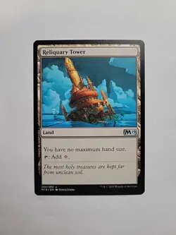 MTG - Reliquary Tower Core Set 2019 Regular Uncommon #254 - Image 1