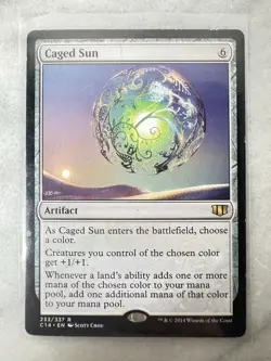 Magic The Gathering - Caged Sun ( Rare ) New Phyrexia 2011 Near Mint - Image 1
