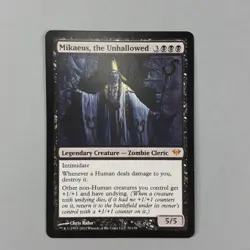 Mikaeus, the Unhallowed - Dark Ascension - Black Mythic Zombie Cleric - MTG - Image 1