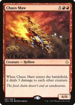 Chaos Maw 2x FOIL HOU MTG Hour of Devastation Rare MINT red - Image 1