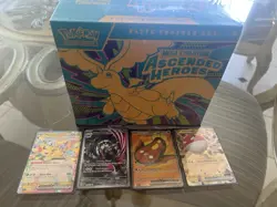 🔥SEALED Pokemon TCG Mega Evolution Ascended Heros ETB With 2 DR’s, 1 IR, 1 UR🔥 - Image 1