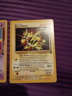 Vintage TCG MP Pokemon Promo Cards Lot Of 3 Mew Mewtwo Electabuzz - Image 3
