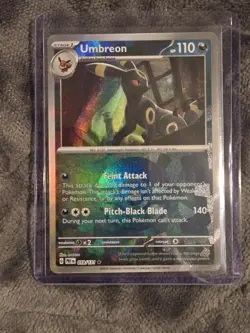 Pokemon Evolutions Umbreon Holo Rare Prismatic Pokeball Pattern TCG 059/131 - Image 1