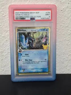 Mimikyu (Delta Species) SWSH136 SWSH: Celebrations Promo PSA 9 MINT Pokemon TCG - Image 1