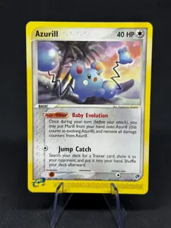 Pokemon Azurill 31/100 Ex Sandstorm E-Series TCG LP - Image 1