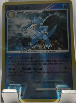 RETIRED Pokemon – 2007 Golduck Reverse Holo #28/132 NM Secret Wonders DP era - Image 1