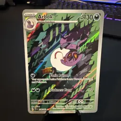 Pokemon Arbok 176/162 Illustration Rare SV05: Temporal Forces Holo - Near Mint - Image 1