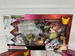 Pokemon Celebrations Empty Lance's Charizard V Dark Sylveon V Memories Box Promo 820650101625 - Image 2
