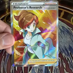 Professor's Research Juniper SWSH152 Black Star Promo Pokemon Trainer - Image 2