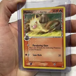 Mankey (Delta Species) 70/110 Holon Phantoms Regular Pokemon TCG NM Near Mint - Image 2