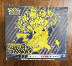 Pokemon TCG Scarlet & Violet Surging Sparks Pokemon Sealed Elite Trainer Box ETB - Image 1