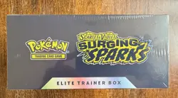 Pokemon TCG Scarlet & Violet Surging Sparks Pokemon Sealed Elite Trainer Box ETB - Image 5