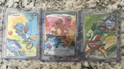 Pokemon TCG First Partner Illustration Collection Series 1 Kanto Starter Set - Image 1