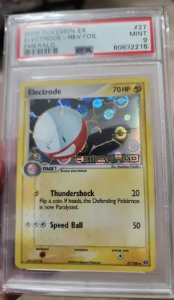 2005 Pokemon: ELECTRODE 27/106 Reverse Foil EX Emerald Mint - PSA 9 LOW POP - Image 1