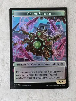 MTG Treasure Gnome Sold 2/3 Double-Sided Token Foil The Lost Caverns of Ixalan T - Image 4