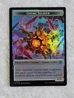 MTG Treasure Gnome Sold 2/3 Double-Sided Token Foil The Lost Caverns of Ixalan T - Image 5