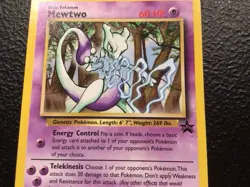 Pokemon Mewtwo Black Star Promo 12/53 WOTC Vintage 2000 - Image 4