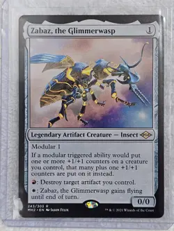 MTG Zabaz, the Glimmerwasp #243 Modern Horizons 2 2021 Magic Card Rare NM - Image 4