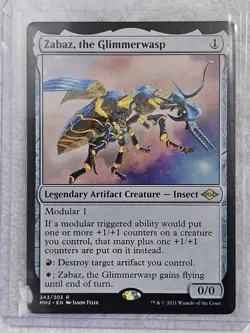 MTG Zabaz, the Glimmerwasp #243 Modern Horizons 2 2021 Magic Card Rare NM - Image 5