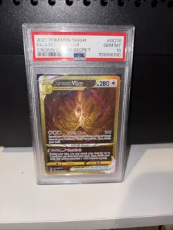 2023 POKEMON SWORD & SHIELD CROWN ZENITH SECRET FULL ART/ARCEUS VSTAR PSA 10 - Image 2