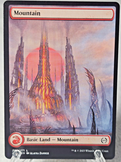 MTG Mountain 265 Full Art Phyrexia: All Will Be On 2023 Magic Card Land NM - Image 1