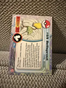 Bellsprout #69 Topps TV Animation Edition Pokemon Blue Label - Image 2