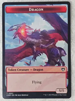 MTG Eldrazi Scion Dragon #21 2 Double-Sided Token Commander Masters T NM - Image 3