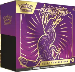 Pokemon TCG Scarlet and Violet Base Elite Trainer Box ETB Miraidon - Image 1