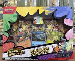 Pokemon Ascended Heroes First Partner Deluxe Pin Collection Sealed New - Image 1
