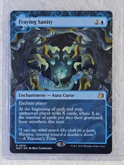 MTG Fraying Sanity - Wilds of Eldraine (WOE) #19 Magic Card Rare NM - Image 5