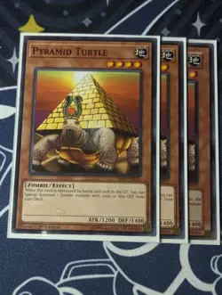 3x Pyramid Turtle - Common(NM) - Yugioh Playset - Image 1