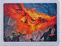 MTG Havoc Eater Art Card #48 Murders at Karlov Manor Gold Signature NM - Image 4