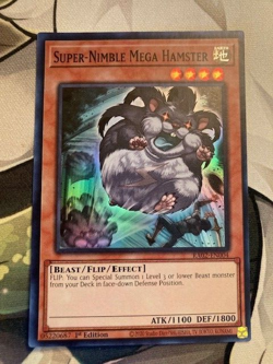 Yugioh! Super-Nimble Mega Hamster x 3 - 1st Ed Super Rare - RA02-EN004 - NM - Image 1