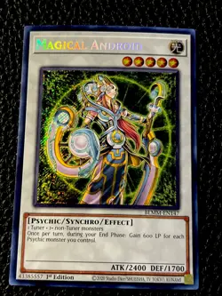Magical Android BLMM-EN147 Yugioh 1st Ed. (New) Secret Rare - Image 1