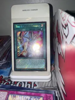 Yugioh The Gaze of Timaeus Secret Rare MZMU-EN013 1st Edition - Image 3