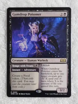 MTG Gumdrop Poisoner #93 Wilds of Eldraine Magic Gathering Rare NM - Image 1