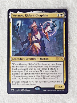 MTG Wernog, Rider's Chaplain - SLX Cards #8 2022 Magic Gathering Card Rare NM - Image 2